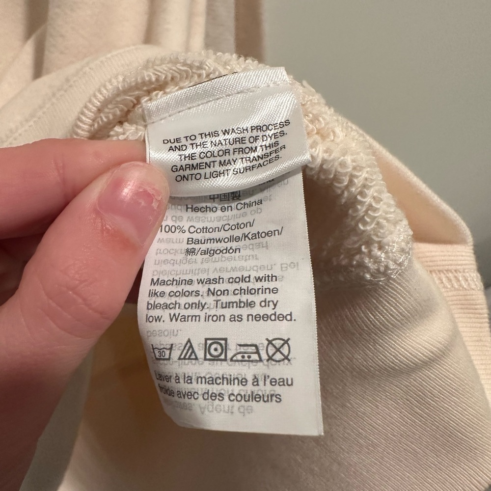 Madewell Cream Crewneck Sweater - Picture 5 of 6